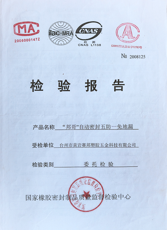2008 年检测报告 - 1